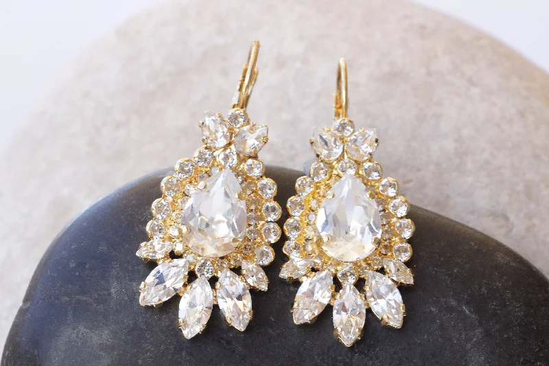 CRYSTAL BRIDAL EARRINGS