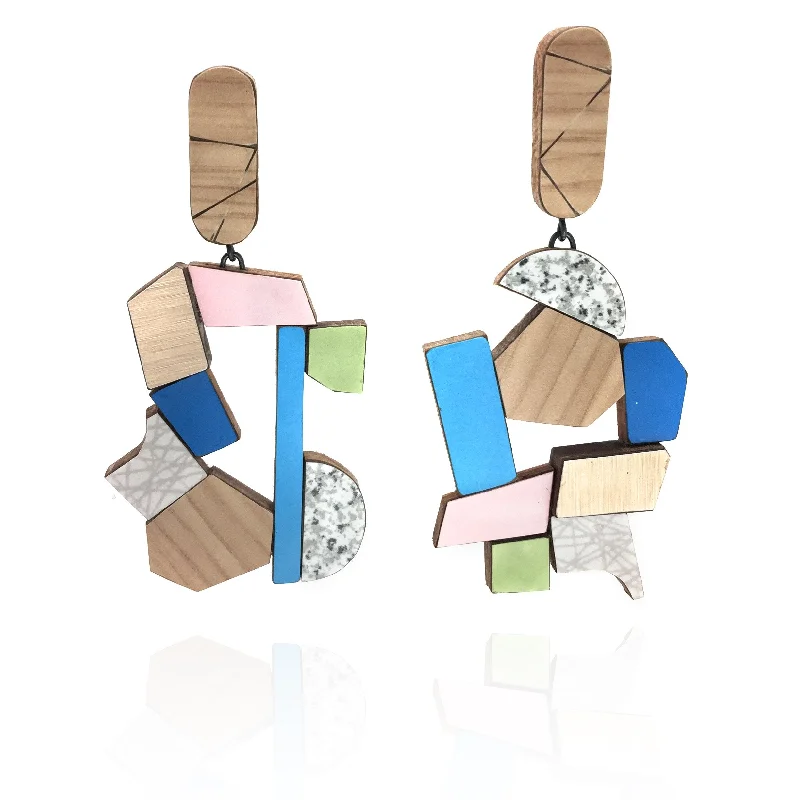 Geometric Earrings - Multicolored