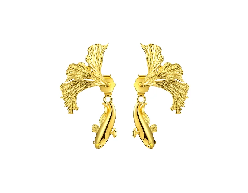 Design Fighting Fish Earring