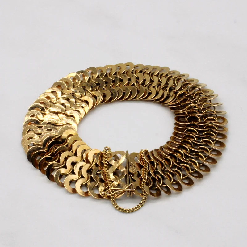 18k Yellow Gold Bracelet | 7" |