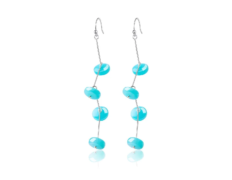 Swaying Amazonite Earring