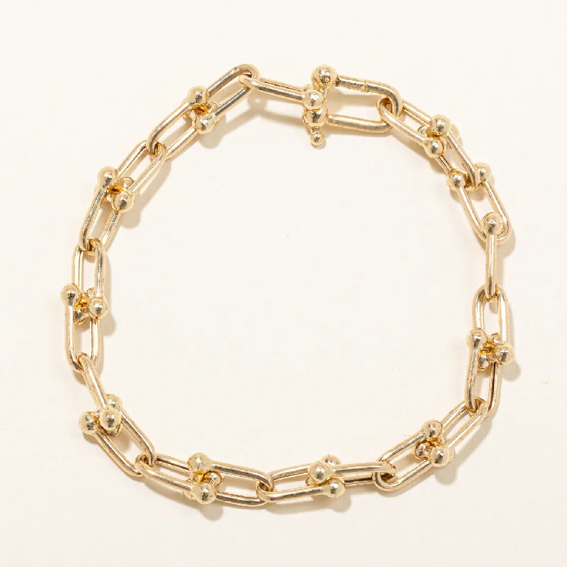 18k Yellow Gold HardWear Inspired Bracelet | 7.5" |