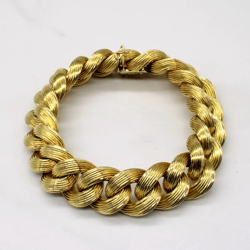 18k Yellow Gold Bracelet | 8" |