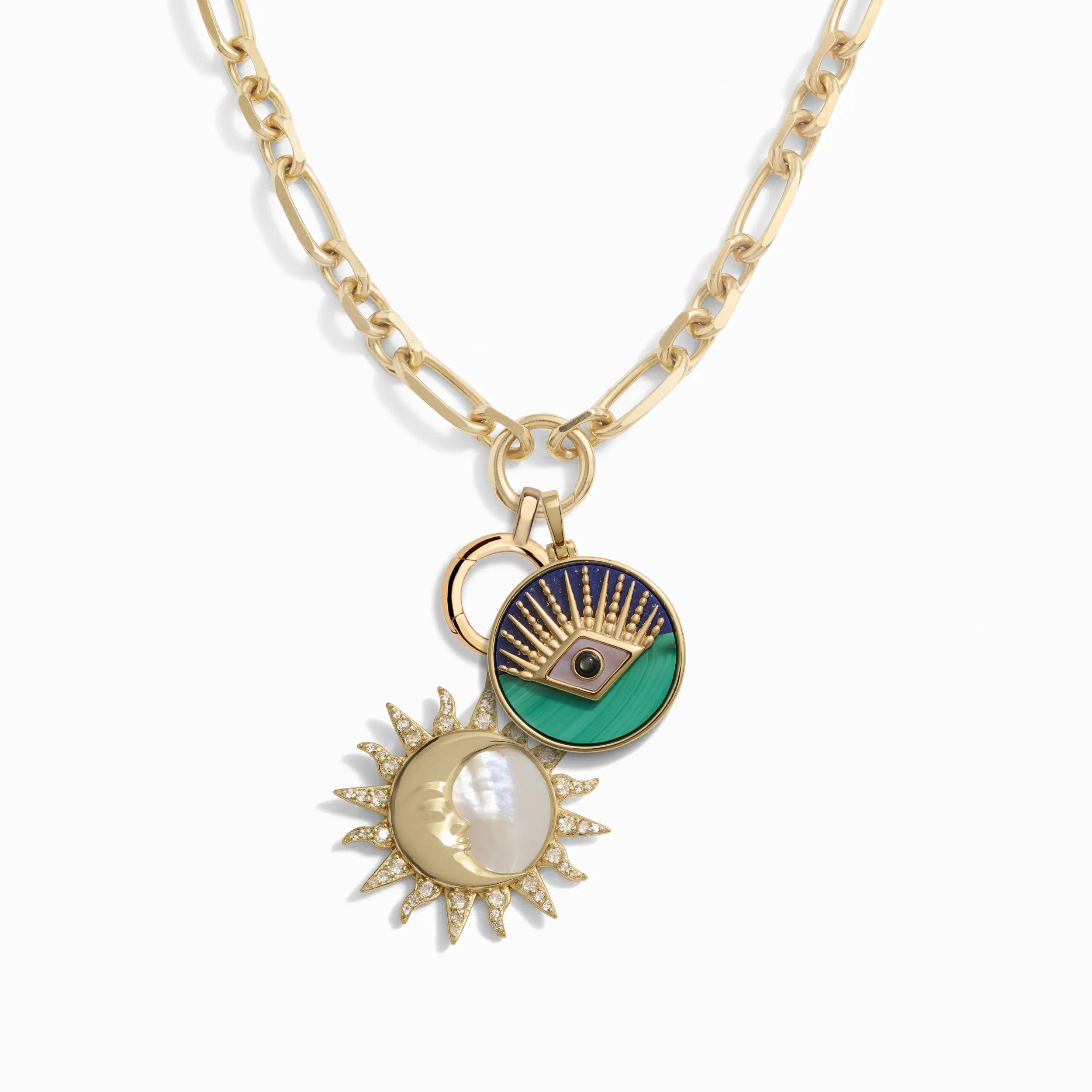 Third Eye Coin Single Charm Necklace