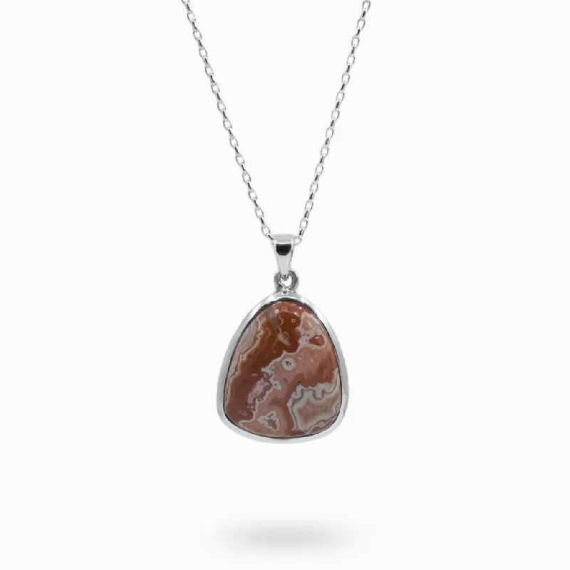 Crazy Lace Agate Necklace