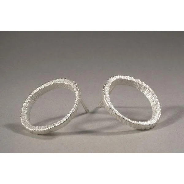 Small Circle Dig Ring Earring