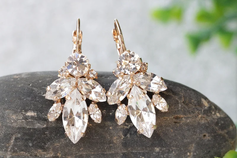 CRYSTAL BRIDAL EARRINGS