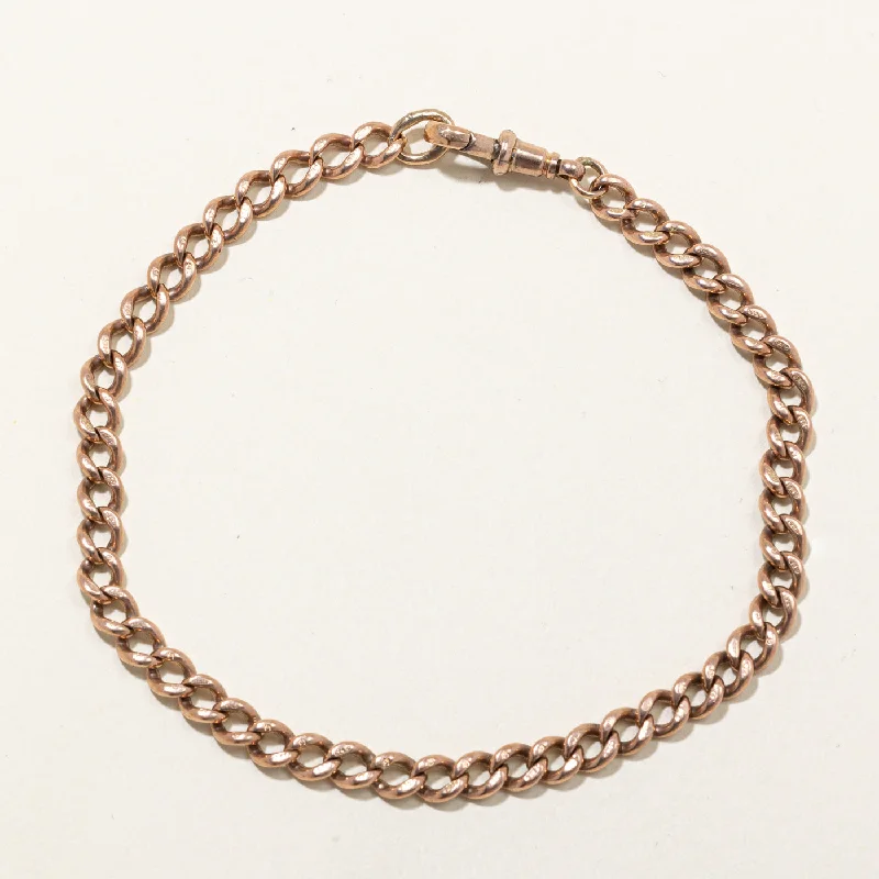 9k Rose Gold Bracelet | 9.75" |