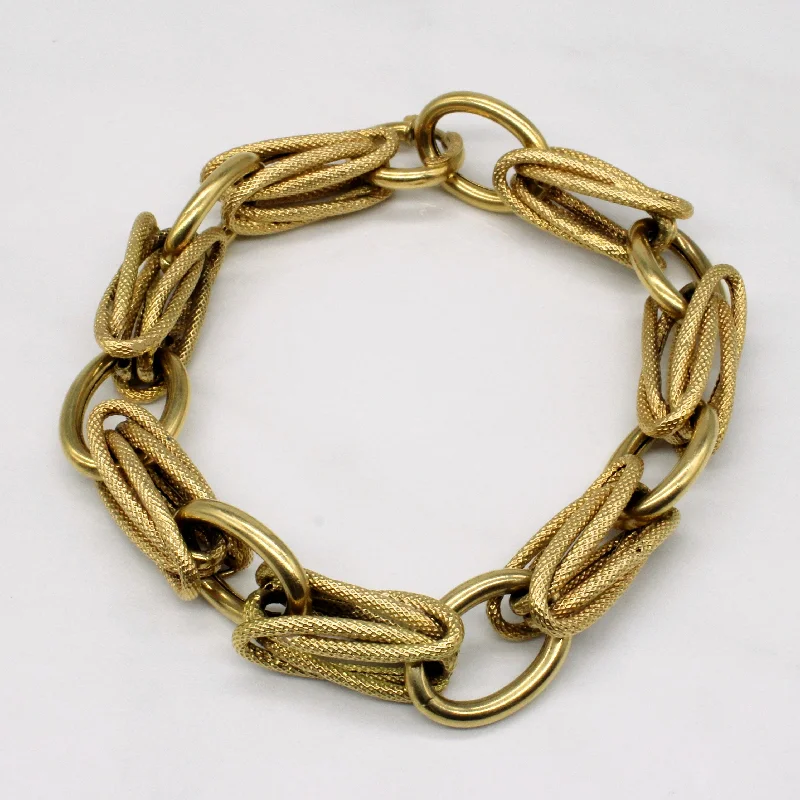 18k Yellow Gold Bracelet | 9.5" |