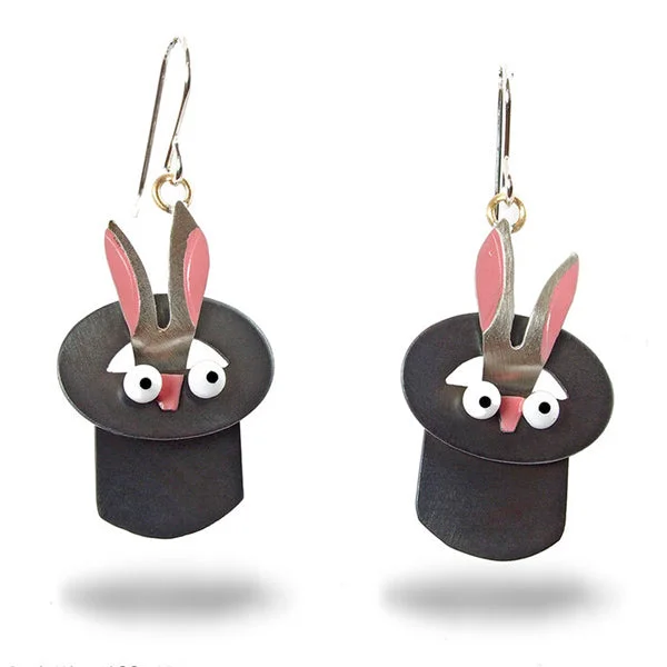 Rabbit Out of Hat Earrings