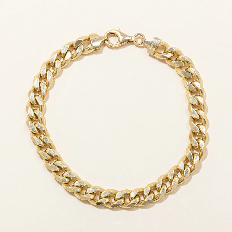 18k Yellow Gold Cuban Link Bracelet | 8" |