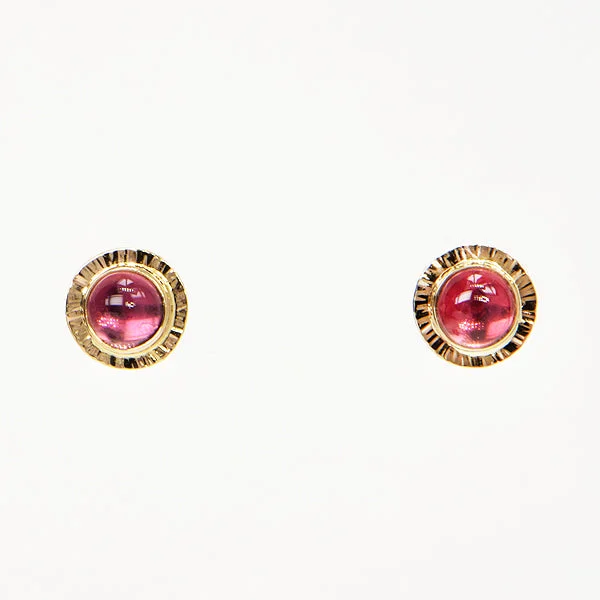 Pink Tourmaline Earrings