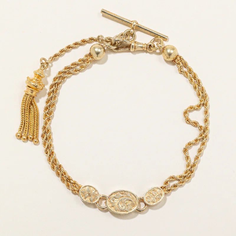 15k Yellow Gold Rope Chain Bracelet | 8" |