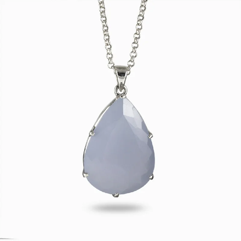 Blue Chalcedony Necklace