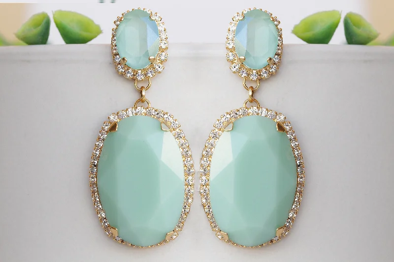 MINT GREEN EARRINGS