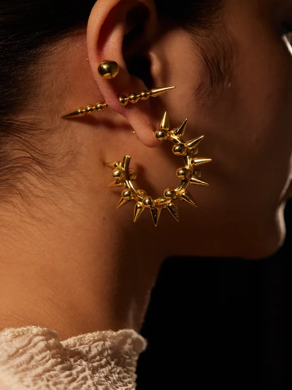 Small Hanie Spike Hoops