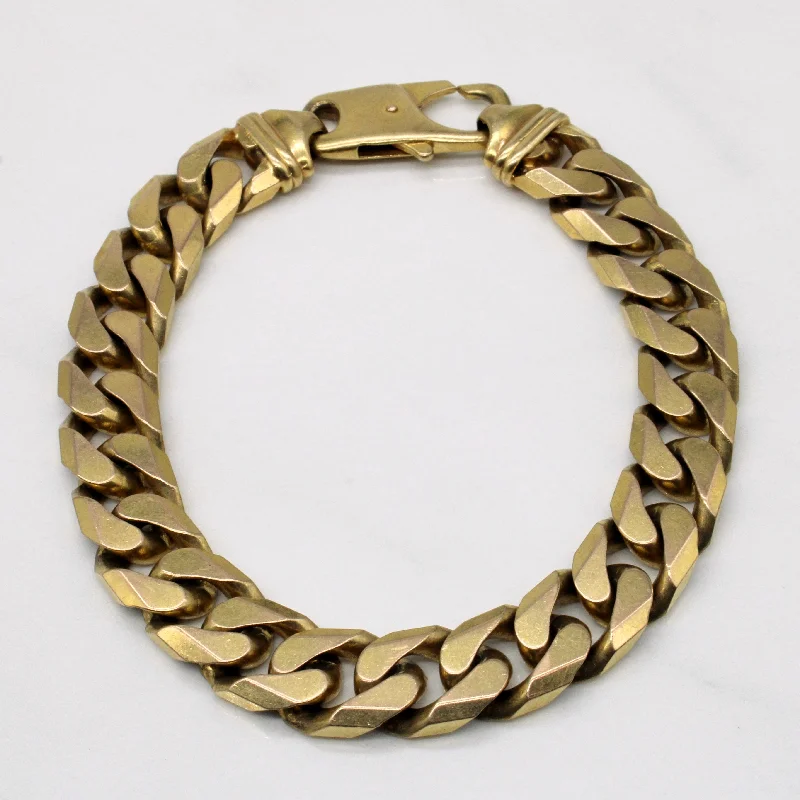 9k Yellow Gold Cuban Link Bracelet | 8.25" |