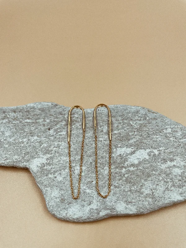 Franca Chain Drape Earrings