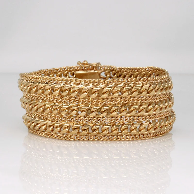 18k Yellow Gold Bracelet | 7" |