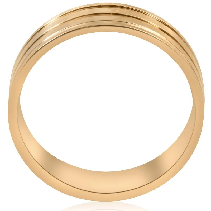 Polished Wedding Ring Yellow Gold