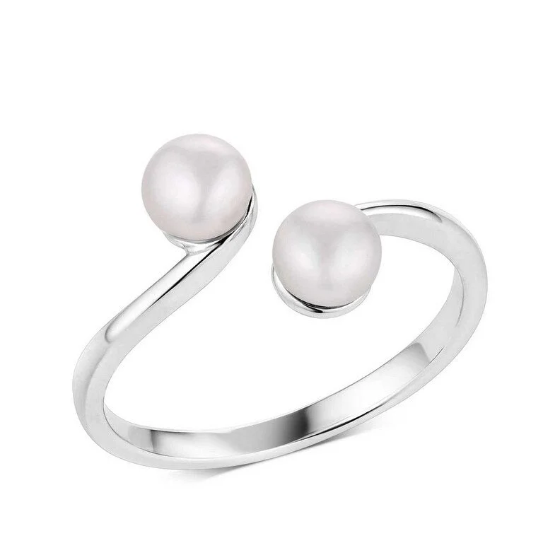 Montana Silversmiths Ring Womens Pearl Perfection Wrap RG5878 - Silver