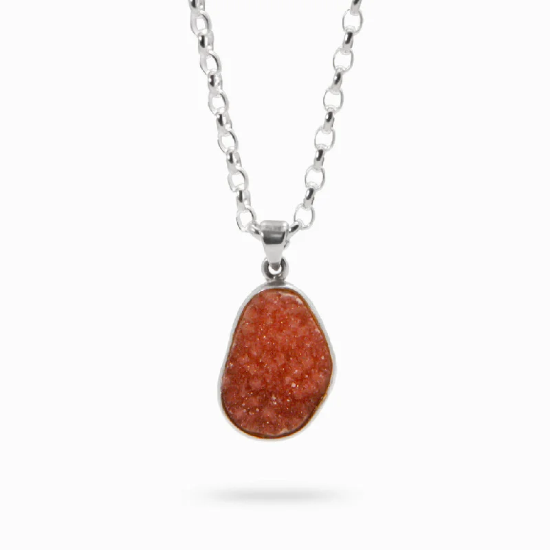 Agate Druzy Necklace