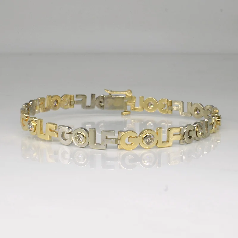 Diamond 'Golf' Bracelet | 0.75ctw | 7" |