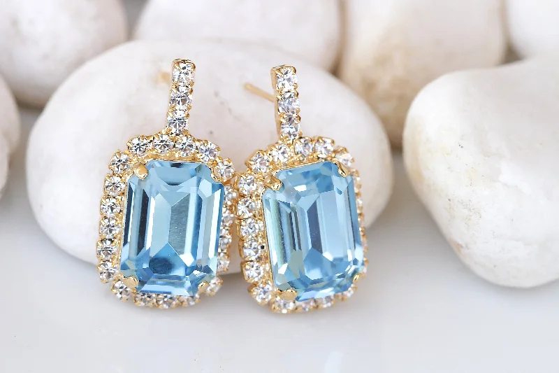 AQUAMARINE EARRINGS