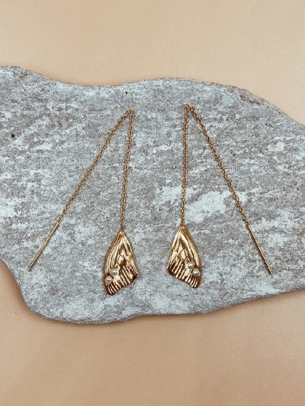 Butterfly Wings Threader Earrings