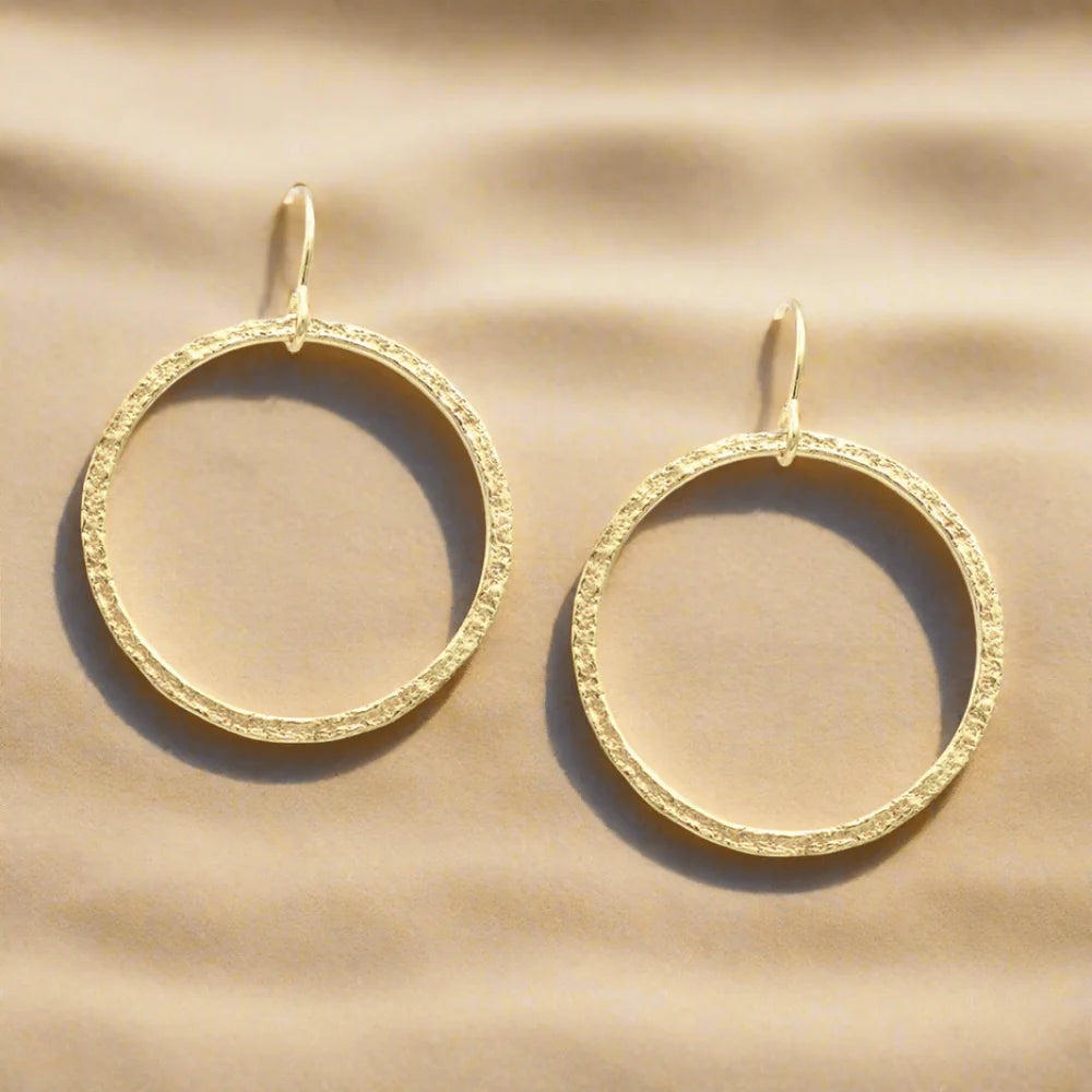 Golden Circle Earring