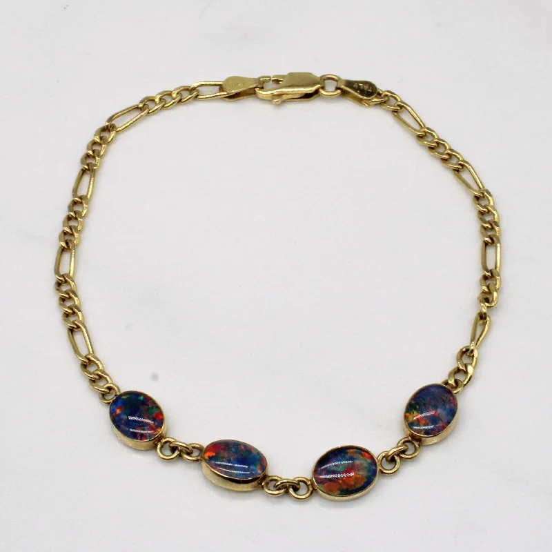 Black Opal Bracelet | 2.00ctw | 8" |